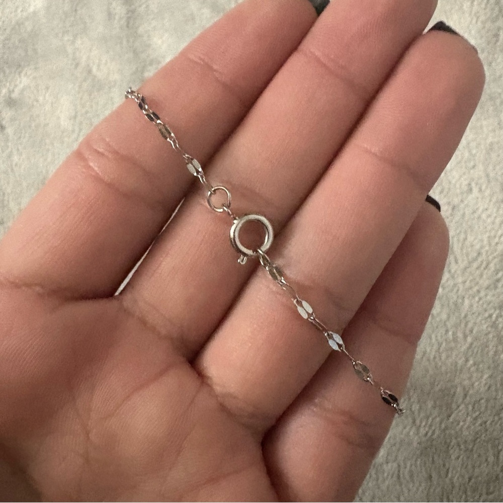 16” Silver Figaro Chain Necklace | Stainless Steel - Picture 3 of 3